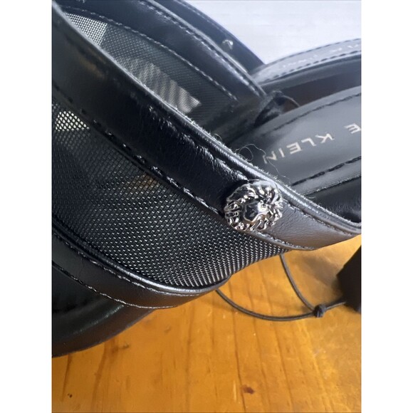 Anne Klein strappy heels dressy open toe 6.5 black‎ - Picture 7 of 12